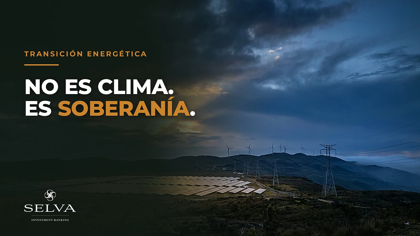Portada del video: no es clima, es soberanía energética